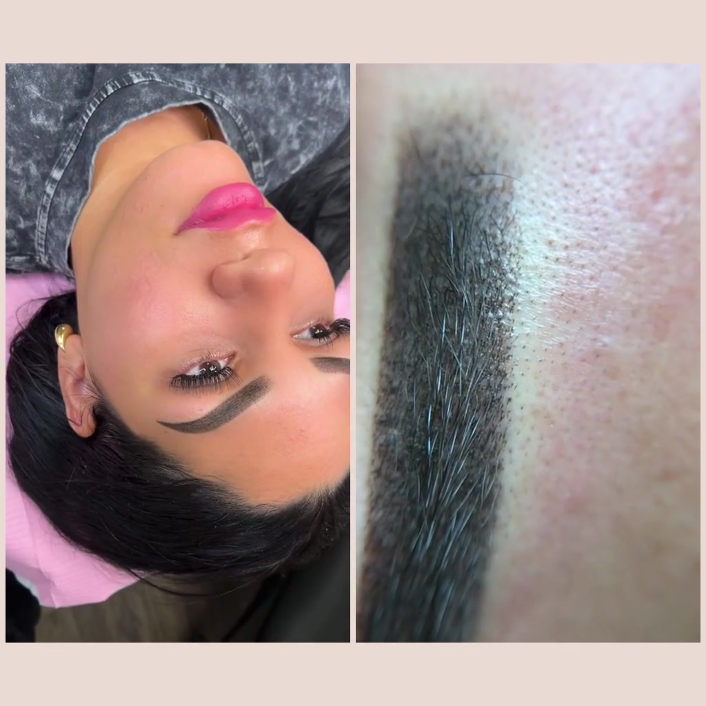 Powder Brows permanent makeup result